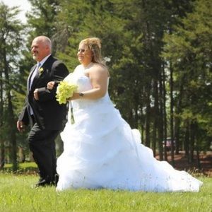 Plus size wedding gown